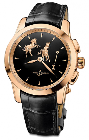 Review Replica Ulysse Nardin 6106-130 / E2-HORSE Complications Hourstriker watch